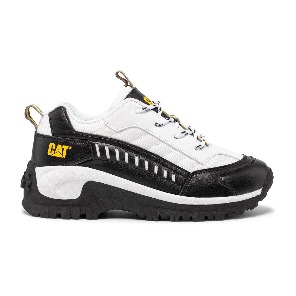 Caterpillar Shoes South Africa - Cat Kids Intruder Sneakers White/Black LX8592706